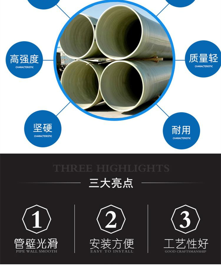 長沙市玻璃鋼管纖維編織拉擠管廠家 長沙市玻璃鋼管纖維編織拉擠管廠家